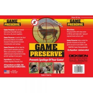 Dickson Game Preserve 8oz