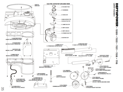 scotty downrigger repair parts